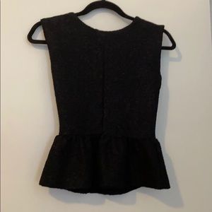 SOLD - Love culture black peplum top